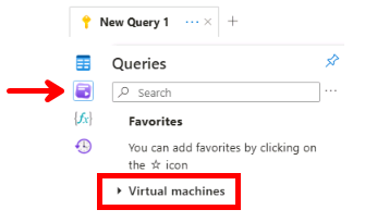 Screenshot of the queries tab.